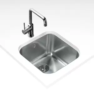 Кухонная мойка Teka BE 400.400 PLUS 40x40 хром фото