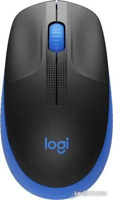 Мышь Logitech M190 (черный/синий) фото