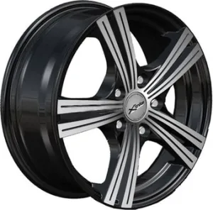 Литые диски X'trike X-112 16x6.5" 5x100мм DIA 67.1мм ET 45мм BK/FP фото