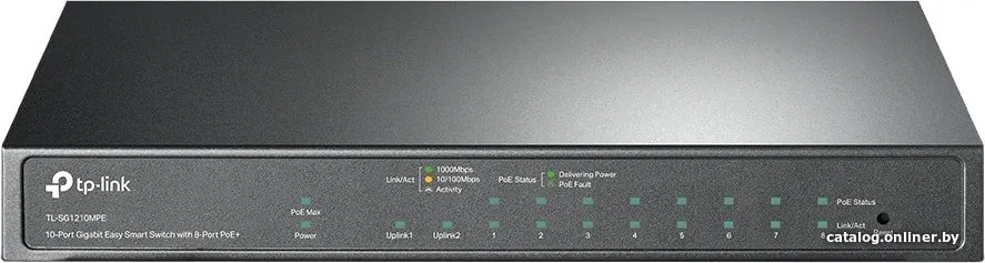 Настраиваемый коммутатор TP-Link TL-SG1210MPE фото