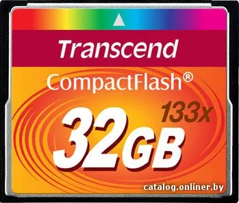 Карта памяти Transcend 133x CompactFlash 32 Гб (TS32GCF133) фото