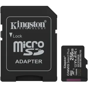 Карта памяти Kingston Canvas Select Plus microSDXC 256GB SDCS3/256GB (с адаптером) фото