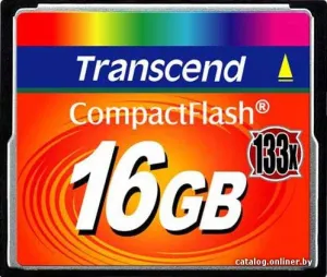 Карта памяти Transcend 133x CompactFlash 16 Гб (TS16GCF133) фото