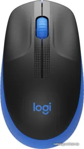 Мышь Logitech M190 (черный/синий) фото
