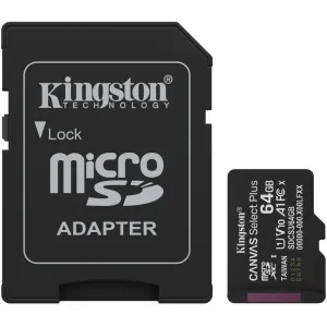 Карта памяти Kingston Canvas Select Plus microSDXC 64GB SDCS3/64GB (с адаптером) фото