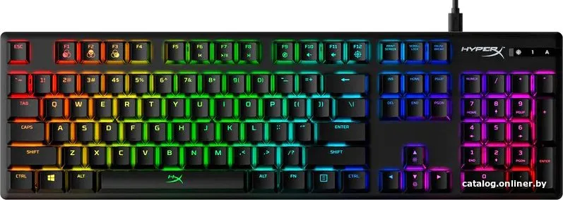 Клавиатура HyperX Alloy Origins (HyperX Red, нет кириллицы) фото