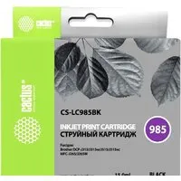 Картридж CACTUS CS-LC985BK (аналог Brother LC985BK) фото