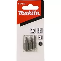 Набор бит Makita B-24533 (3 предмета) фото