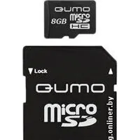 Карта памяти QUMO microSDHC (Class 10) 8GB (QM8GMICSDHC10) фото