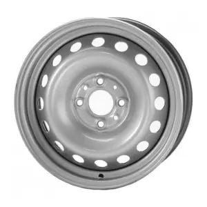 Штампованный диск Magnetto 14013 S AM 5,5x14 4x100 DIA56,6 ET49 silver фото