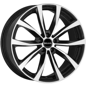 Литой диск MAK Wolf 7,5x18 5x100 DIA56,1 ET48 Black Mirror фото