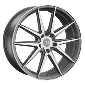 Литой диск LS Flowforming RC08-mgm 8.5x20 5x114.3 DIA67.1 ET45 MGMF / Графитовый матовый с проточкой фото