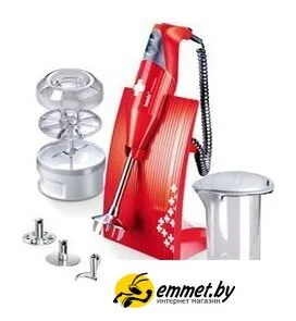 Погружной блендер Bamix M200 SwissLine Red фото