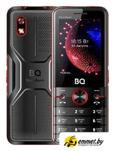 Кнопочный телефон BQ BQ-2842 Disco Boom (красный) фото
