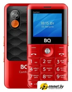 Кнопочный телефон BQ BQ-2006 Comfort (красный) фото