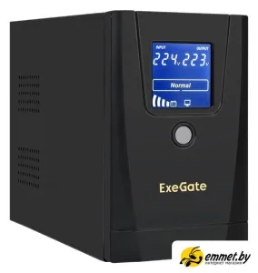 Источник бесперебойного питания ExeGate Power Smart ULB-650.LCD.AVR.1SH.2C13 EX292769RUS фото