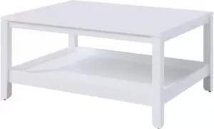 Журнальный столик Лузалес Кодзув 100x35x63 (белый) фото