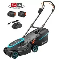 Газонокосилка Gardena PowerMax 37/36V P4A Set 14638-20 (с 2-мя АКБ) фото