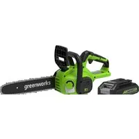 Аккумуляторная пила Greenworks G24CS25K4 2007707UB (с 1-им АКБ 4 Ач) фото