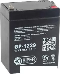 Аккумулятор для ИБП Kiper GP-1229 F1 (12В/2.9 А·ч) фото