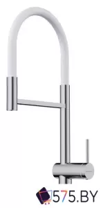 Смеситель Omoikiri Kanto-2 Plus-SB-C-WH (латунь/хром/белый) фото