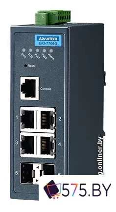 Управляемый коммутатор 2-го уровня Advantech EKI-7706G-2F-AE фото