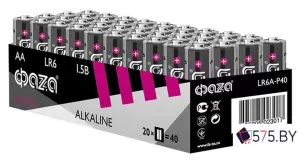 Батарейка Фаza Alkaline Pack-40 LR6 40 шт. фото
