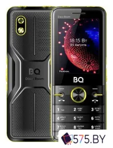 Кнопочный телефон BQ BQ-2842 Disco Boom (желтый) фото