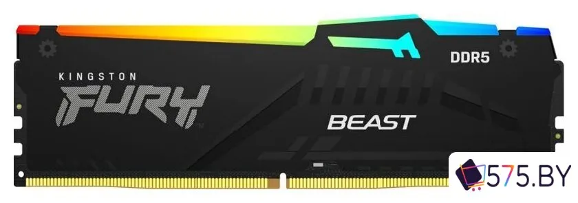 Оперативная память Kingston FURY Beast RGB 32ГБ DDR5 5200 МГц KF552C40BB2A-32 фото