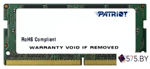 Оперативная память Patriot Signature Line 16GB DDR4 SODIMM PC4-19200 PSD416G24002S фото