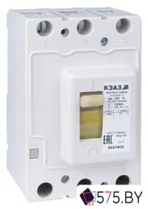 Выключатель автоматический КЭАЗ 160А 1600Im ВА57Ф35-340010 УХЛ3 400В AC 109307 фото