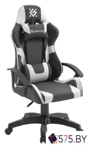 Игровое (геймерское) кресло Defender Ibis 64043 (серый/белый) фото