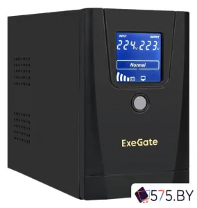 Источник бесперебойного питания ExeGate Power Smart ULB-650.LCD.AVR.1SH.2C13 EX292769RUS фото