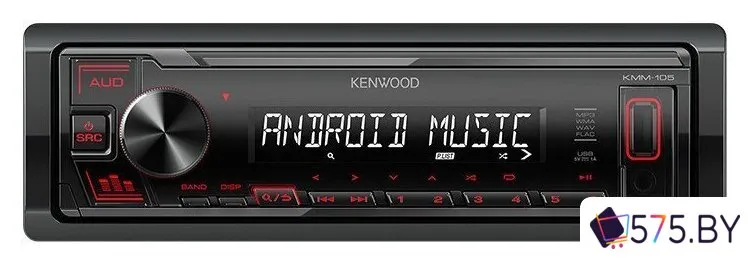 USB-магнитола Kenwood KMM-105 фото