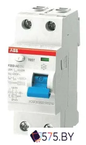 Устройство защитного отключения ABB F202 2P 40A 30mA 6kА 2М 2CSF202001R1400 фото