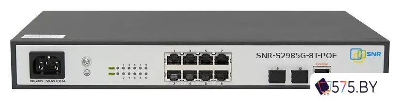 Управляемый коммутатор 2-го уровня SNR SNR-S2985G-8T-POE фото