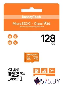 Карта памяти BreezyTech Ultra microSDXC Class 10/A2/V30 128GB (без адаптера) фото