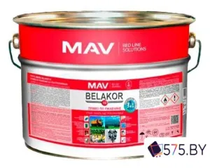 Грунт-эмаль MAV Belakor-15 Ral 7001 10 л (светло-серый матовый) фото