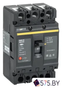 Выключатель автоматический IEK Master ВА 88-32 3п 100А 25кА SVA10-3-0100-02 фото