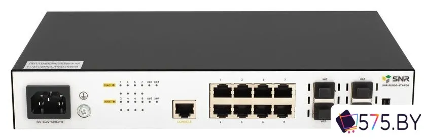 Управляемый коммутатор уровня 2+ SNR SNR-S5210G-8TX-POE фото