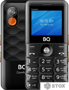 Кнопочный телефон BQ BQ-2006 Comfort (черный) фото