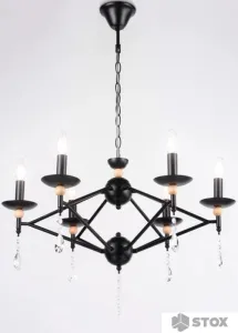 Подвесная люстра Ambrella Traditional TR9597/6 BK (черный) фото