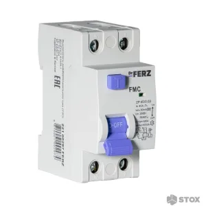 Устройство защитного отключения Dr.Ferz FMC-1P+N 40A 30mA 6kA A 2M 22100297FERZ фото