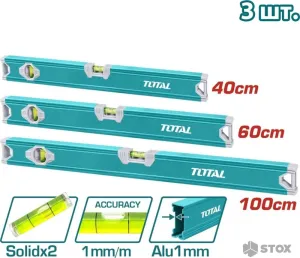 Уровень строительный Total THT10403 фото