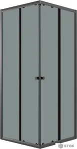 Душевой уголок Niagara Eco NG-1009-14QT 90x90x190 (черный/стекло тонированное) фото