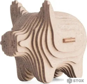 3Д-пазл Eco-Wood-Art Мини. Свинка фото