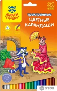 Набор цветных карандашей Мульти-пульти Енот в Испании CP_10825 (36 цветов) фото