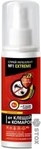 Спрей от насекомых Аэро-Про Extreme №1 от клещей и комаров 100 мл фото
