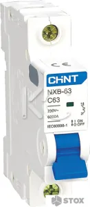 Выключатель автоматический Chint NXB-63 1P 2A 6кА C фото