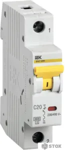 Выключатель автоматический IEK ВА 47-60M 1п 20А C MVA31-1-020-C фото
